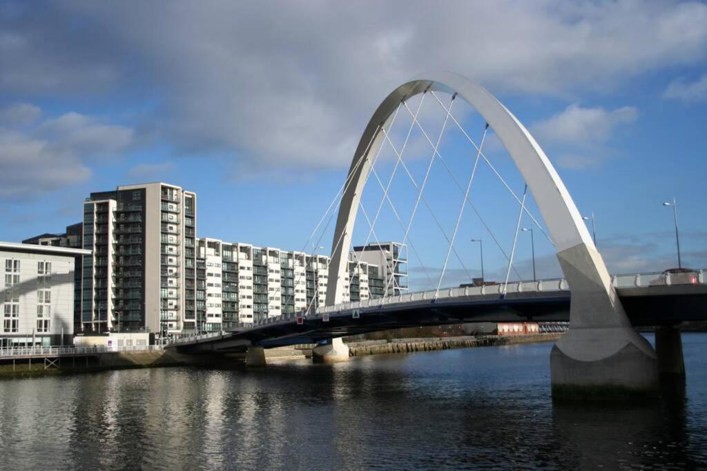 Riverside Exec Apartment With Balcony - Secc/Hydro Glasgow Exterior foto